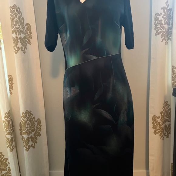 Elie Tahari multicolored and black regular size U.S. 8 Dress - Picture 4 of 10